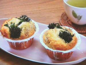 菜の花のおかずマフィン