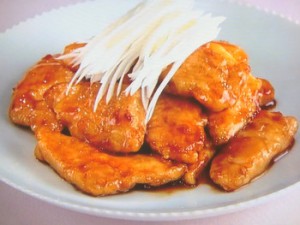 鶏の甘酢炒め