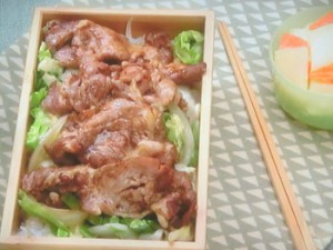 しょうが焼き丼弁当