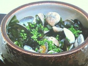 わかめとあさりの炊き込みご飯