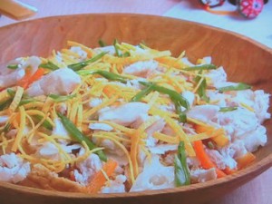 焼きさわらのちらしずし
