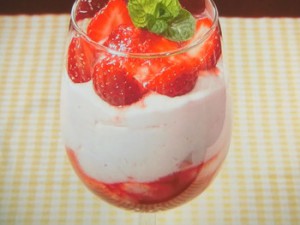 いちごのムース