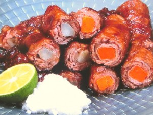 野菜の肉巻き