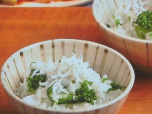 菜の花の混ぜごはん