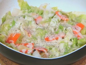 春野菜と鶏こまのチーズ焼き