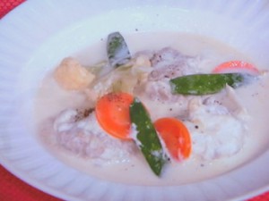 春野菜のクリームミートボール