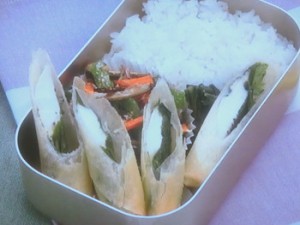 チーズ春巻弁当