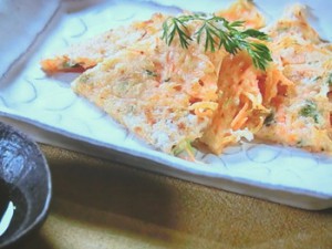 春にんじんのうす焼き