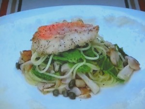 もこみち流 金目鯛とサボイキャベツのオイルパスタ