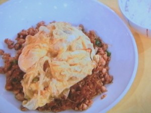 麻婆春雨 玉子のせ