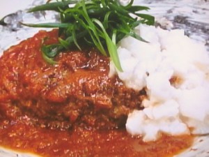 和風煮込みハンバーグ