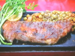 もこみち流 スパイシーサーロインステーキ