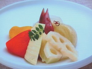 春野菜の甘酢漬け