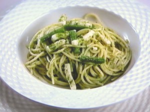 いかとバジルのスパゲッティ