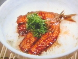 イワシのかば焼き丼