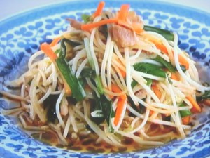 ニラもやし炒め
