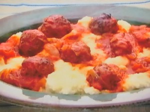 もこみち流 ミートボール煮込みがけマッシュポテト