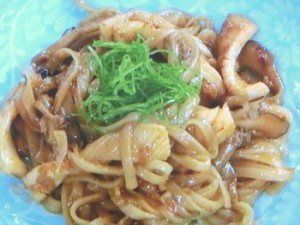 イカのわた焼き&イカのわた焼きうどん