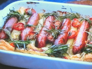 もこみち流 ソーセージとトマトのパイ