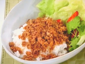 鶏そぼろごはん