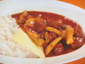 ミートボールカレー