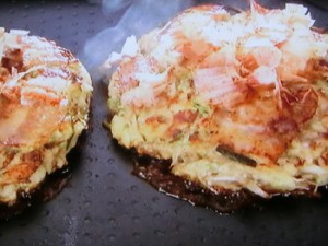 新ゴボウのふっくらお好み焼き