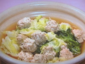 えのき鶏つくねの柚子こしょう煮