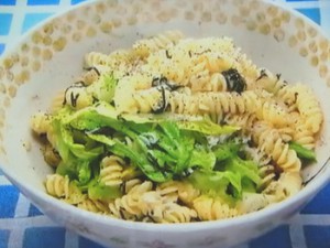 もこみち流 シラスとキャベツのパスタ