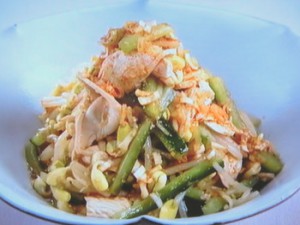 ゆで鶏のサラダ