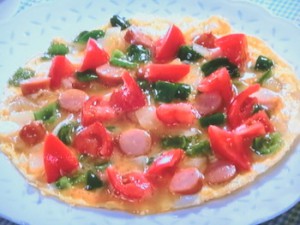 洋風オープンオムレツ