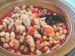 鶏肉と大豆のトマト煮