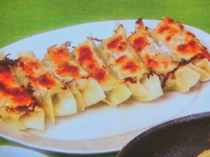 三つ葉だれの和風餃子