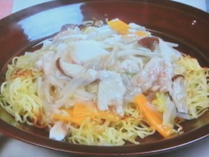 野菜あんかけ焼きそば