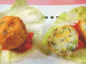 新じゃがいものコロッケ