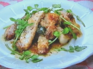もこみち流 豚ロースの粒マスタードソース