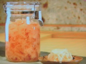 新しょうがの甘酢漬け