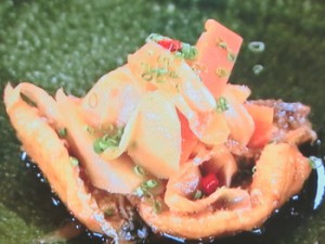 新しょうがとあじの南蛮漬け