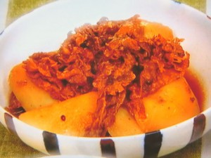 山椒の佃煮の肉じゃが