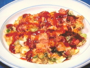 みょうがのお好み焼き