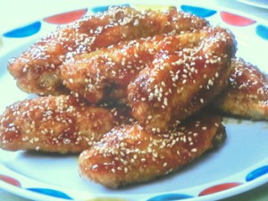 手羽の甘辛揚げ