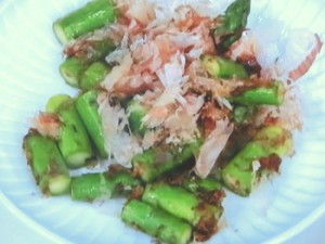 アスパラのかつお煮
