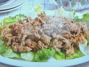 豚肉のマヨしょうが焼き
