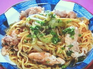 焼きなすそば