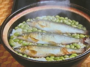 鮎ごはん