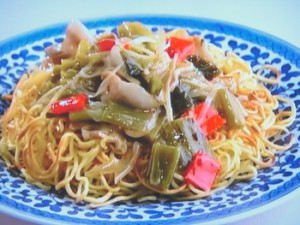 高菜のあんかけ焼きそば