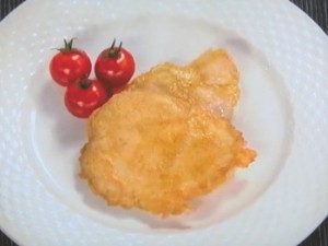 鶏のカレーピカタ