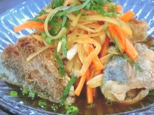 焼きあじの南蛮漬け