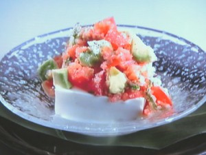 トマトの冷やっこ