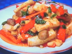 もこみち流 タイ風 イカのスパイシー炒め