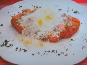 もこみち流 豚肉のカツレツ~粒マスタードソースとチーズかけ